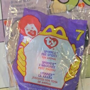 McDonald's Ty Spinner Spider Toy